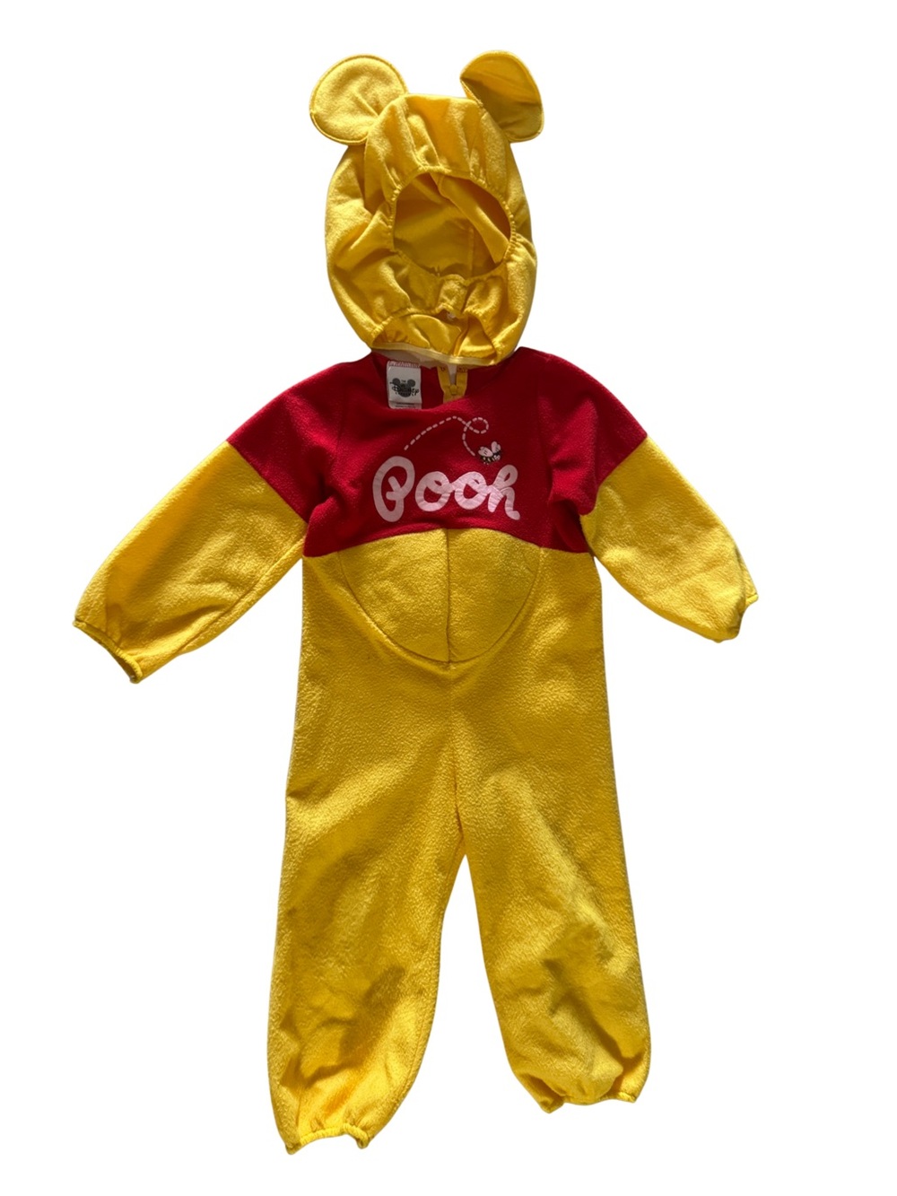 Disney Winnie the Pooh Fleece Two-Piece Footie Halloween Costume 2-3Y